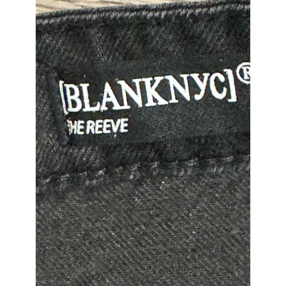 NWT Blanknyc The Reeve High Rise Ribcage Short Black Women's Size 26 - Picture 6 of 8